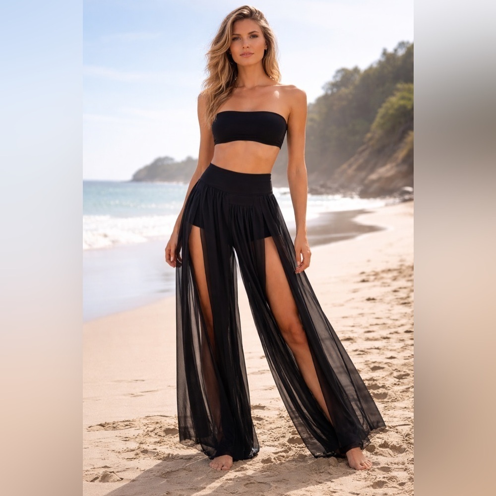 Jets Australia by Jessica Allen Sheer Panelled Harem Pants – Luxe Resort Glam